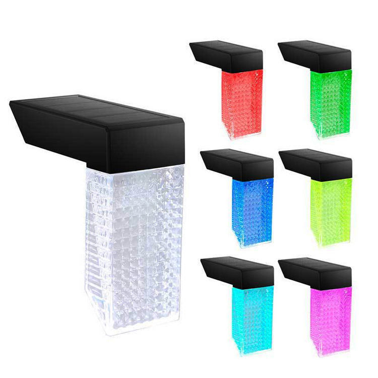 Außengarten Lawn Step Wall Sconce LED Solar Dekor-Leuchten mit IP65 wasserdicht