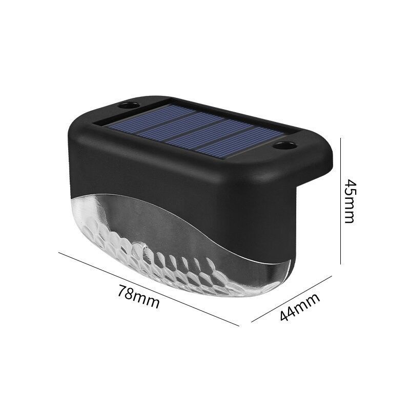 1.2V Eingangsspannung Außen-LED-Treppenlampe mit Solarstrom für Gartenwandbeleuchtung