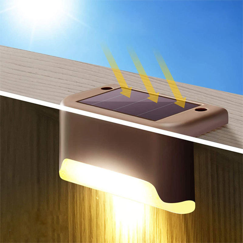 1.2V Eingangsspannung Außen-LED-Treppenlampe mit Solarstrom für Gartenwandbeleuchtung