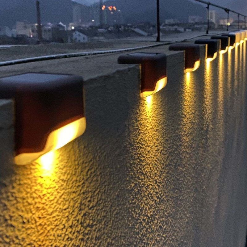DC 6V Solar Led Outdoor Garden Light Treppen Decklampe für Patio Yard Garten Dekor