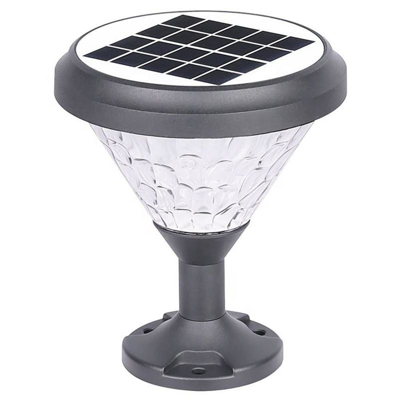 Europäische Art IP65 Wasserdichte Lampe Garten Solar Led Rasen Bollard Gartenlicht für den Außenbereich