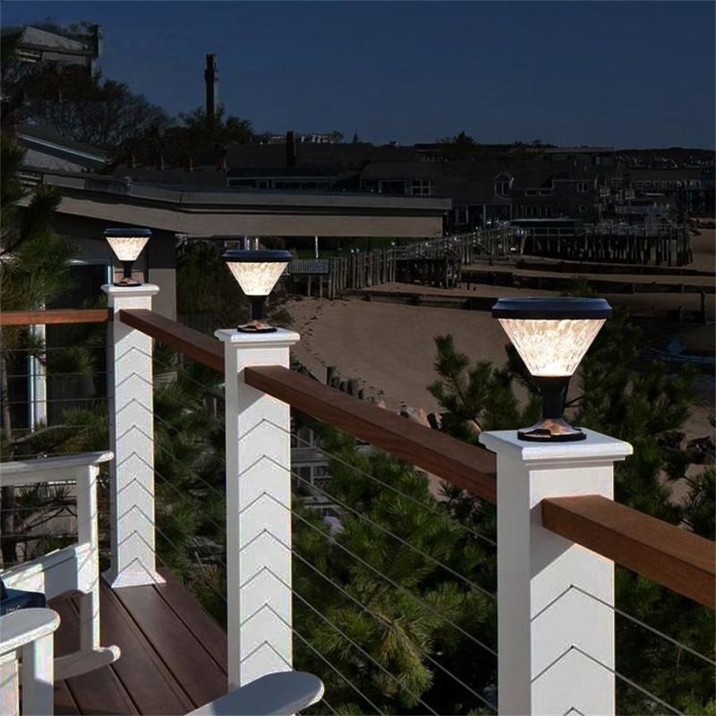 Europäische Art IP65 Wasserdichte Lampe Garten Solar Led Rasen Bollard Gartenlicht für den Außenbereich
