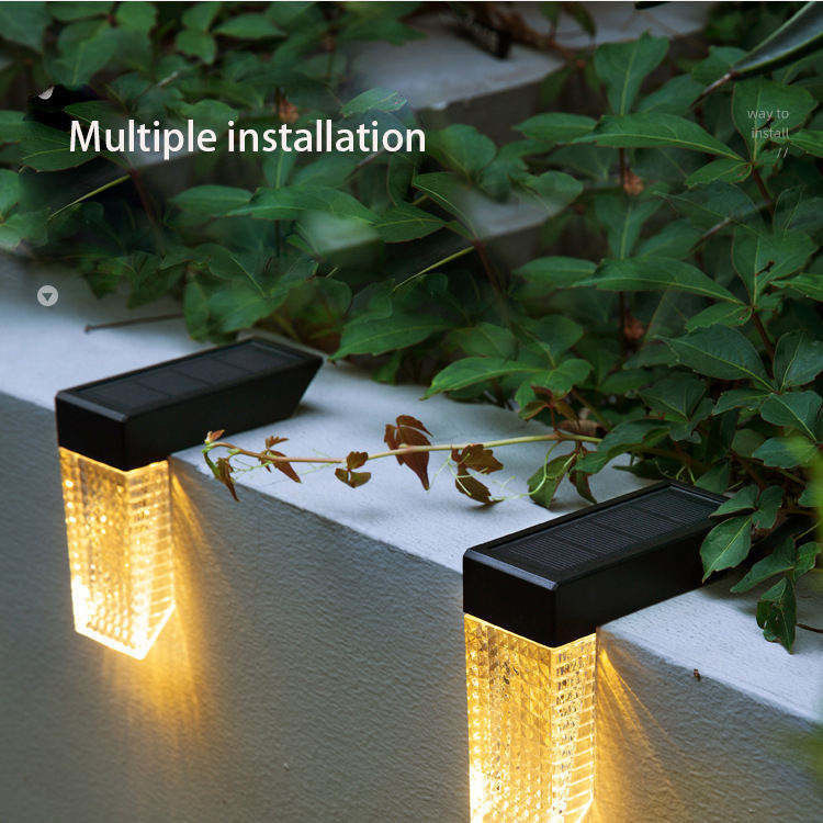 Solar Sensor Deck Light Outdoor LED Treppenleuchte IP65 Wasserdicht CRI Ra 70 für den Außenbereich