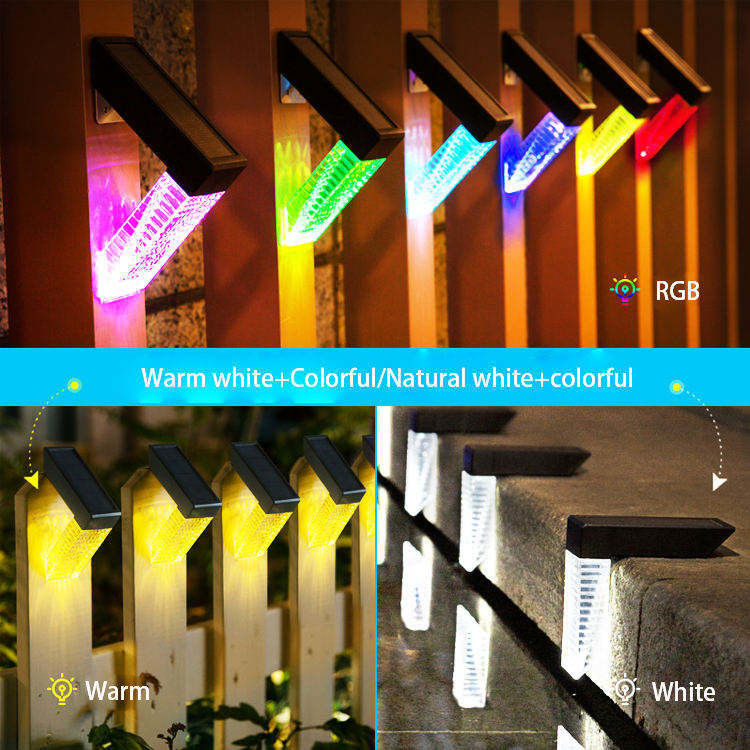 Solar Sensor Deck Light Outdoor LED Treppenleuchte IP65 Wasserdicht CRI Ra 70 für den Außenbereich