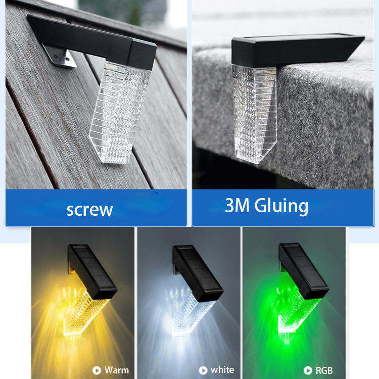 Solar Sensor Deck Light Outdoor LED Treppenleuchte IP65 Wasserdicht CRI Ra 70 für den Außenbereich
