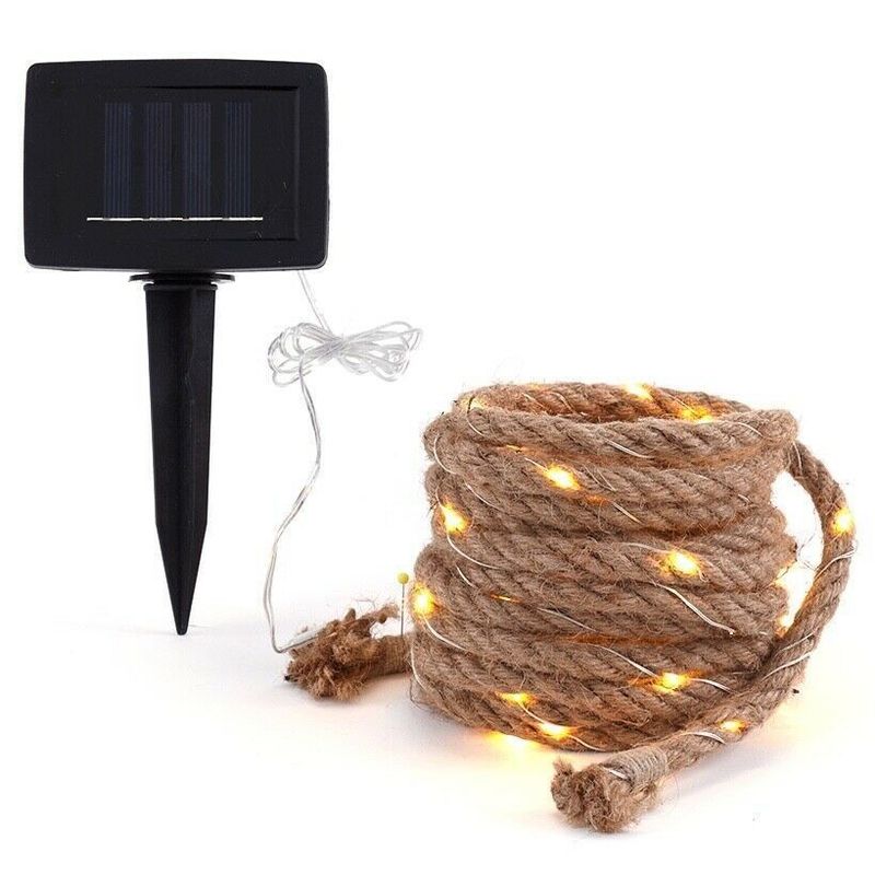 Solar Led Straßenleuchte Kupferdraht Led Garten String Licht für einfache Installation