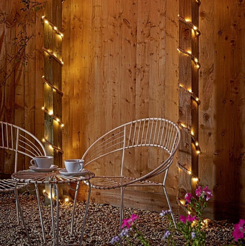 Solar Led Straßenleuchte Kupferdraht Led Garten String Licht für einfache Installation