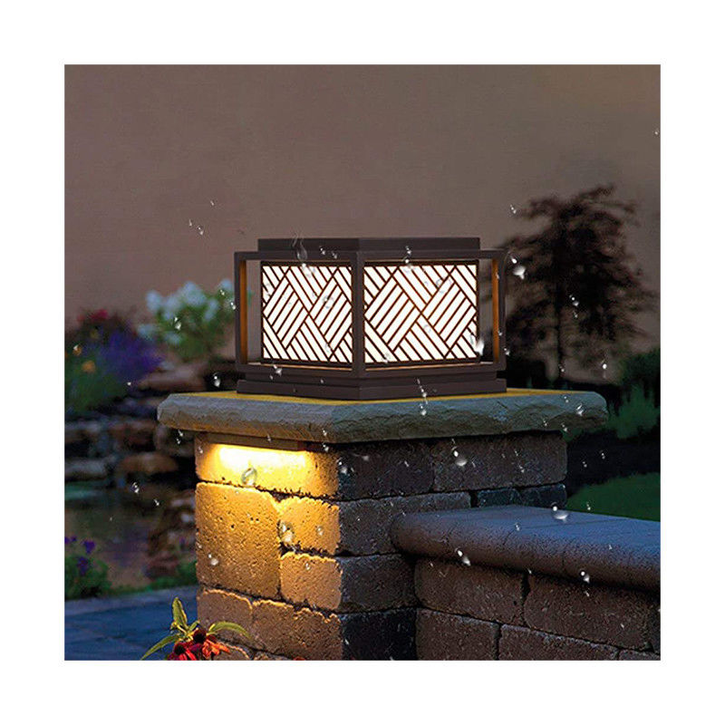 Solar-Gartenlicht Einfachheit Acryl-Lichtschild für moderne Außenbeleuchtung