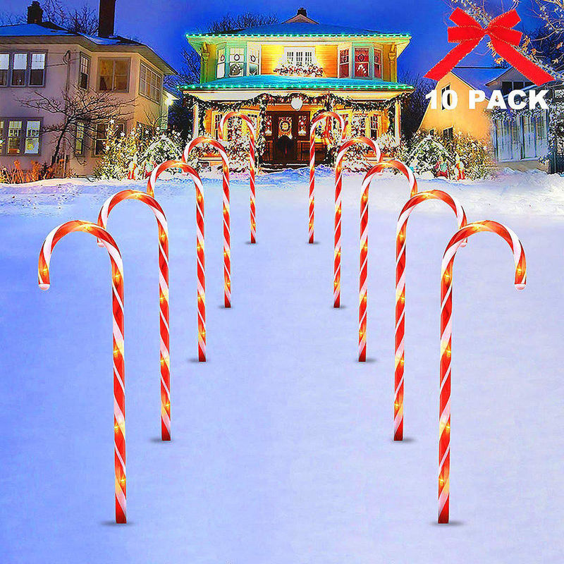 Solar-LED-Lichter für den Außenbereich Weihnachtskartoffelrohrleuchten für andere Weihnachtsdekorationen