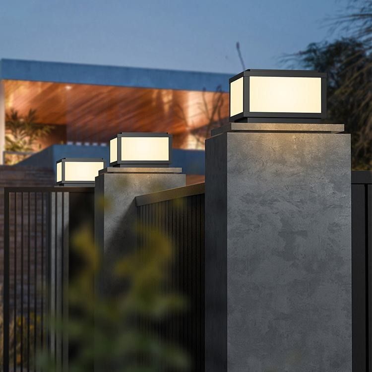 Außen-Solar-Säulen-Leuchten für eine Lebensdauer von bis zu 5000 Stunden und ein stilvolles Design