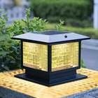 Wasserdichtes Solar-LED-Wandlicht für ländliche Villa Garten Eingang Innenhof Außenbereich