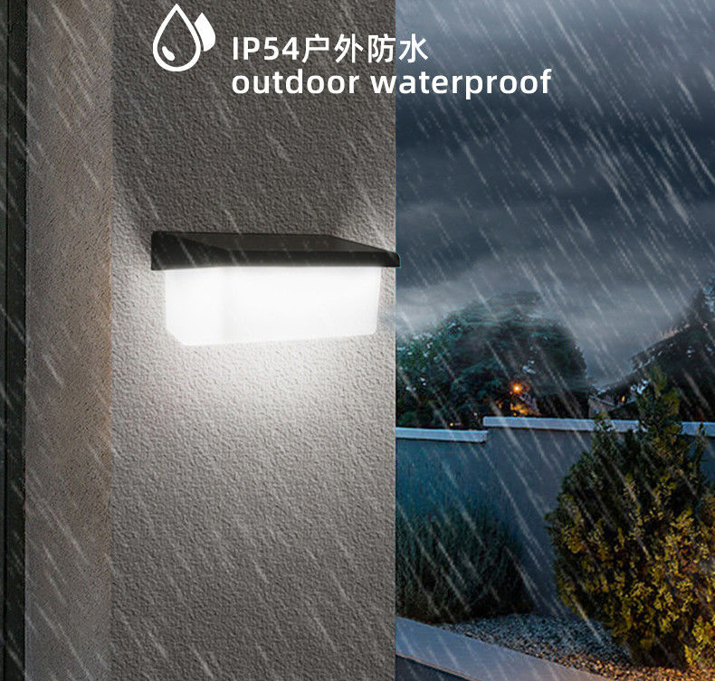 Villa Hotel Outdoor Garden Solar LED Wandlicht mit Bewegungssensor und Fernbedienung