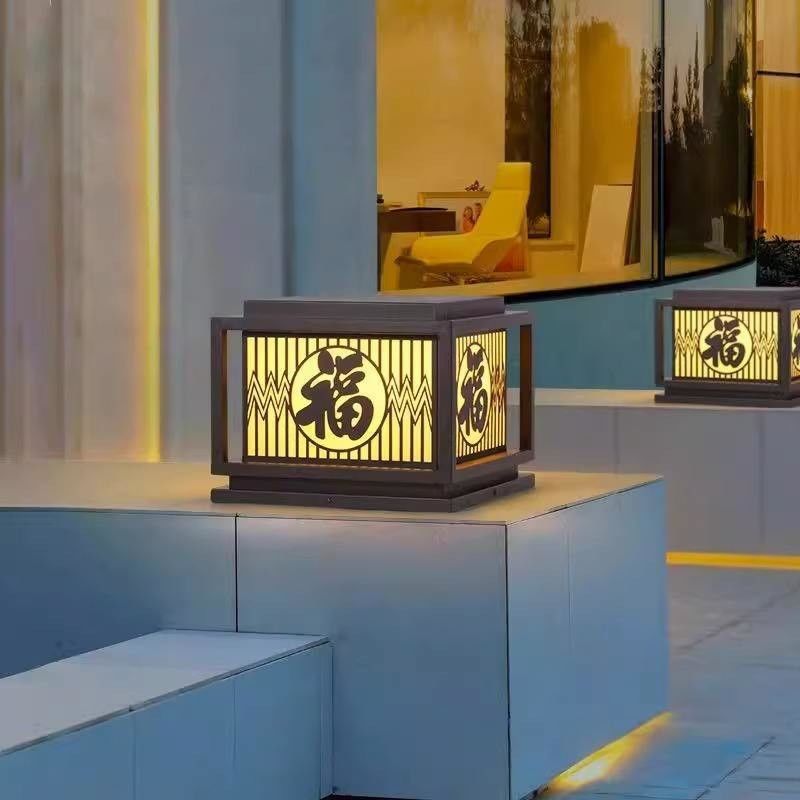Vintage Creative Led Wasserdichte Säulenleuchten für Zuhause Villa Innenhof Veranda Außen