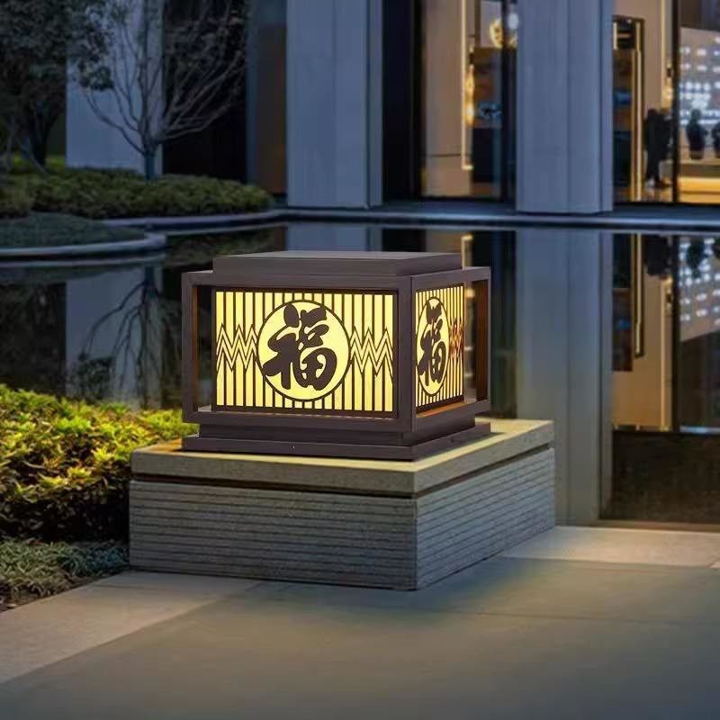 Vintage Creative Led Wasserdichte Säulenleuchten für Zuhause Villa Innenhof Veranda Außen