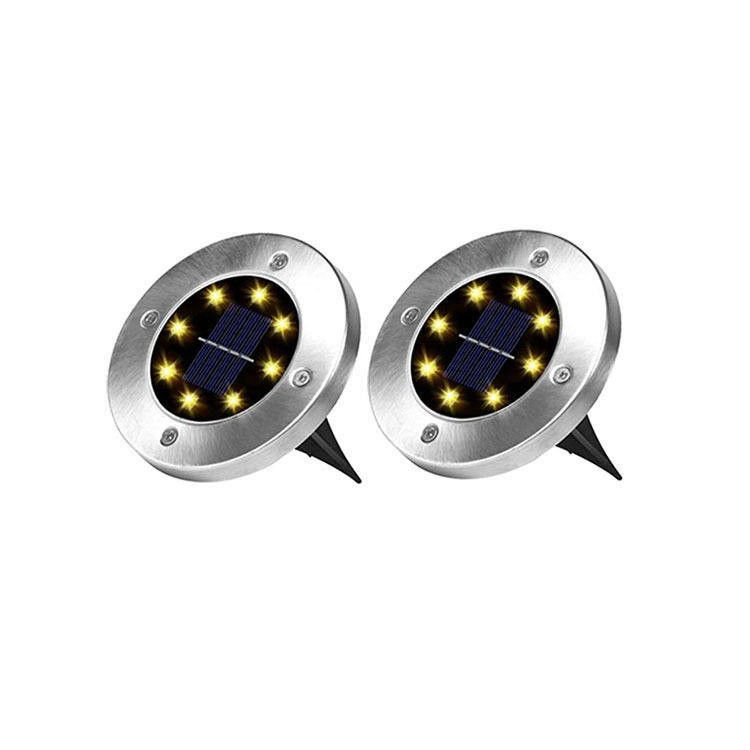 90 CRI Solarstromversorgung Warmverkäufe Anpassung 8Led Ip65 Wasserdicht Außen Solarlicht Für Garten