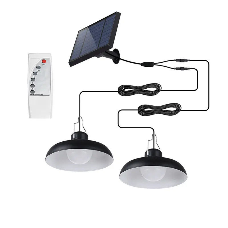 IP65-Sonnengartenleuchte mit hoher Kapazität Batterie und warme kalte weiße LED-Lampe