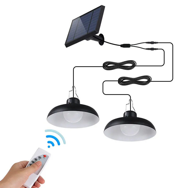 IP65-Sonnengartenleuchte mit hoher Kapazität Batterie und warme kalte weiße LED-Lampe