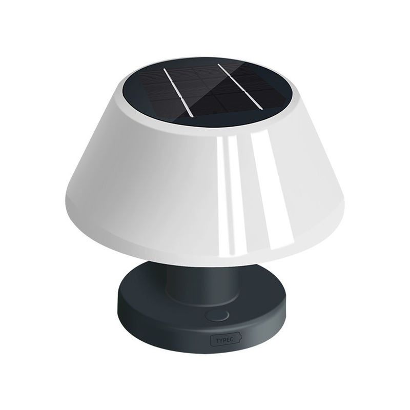 LED-Solar-Tischlampe Tischlicht Weiße Nachtbeleuchtung IP55 Garten Terrasse Solar-Tischlampe