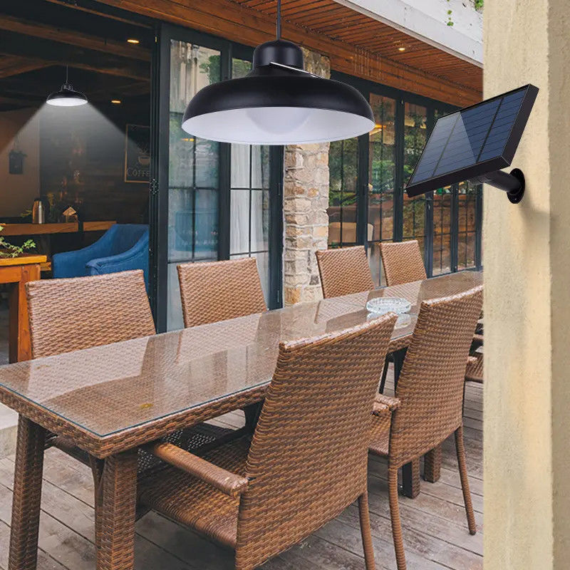 80 Ra Farbwiedergabeindex Solar-Innenbeleuchtung zum Aufhängen in der Veranda Gazebo Scheunenlager