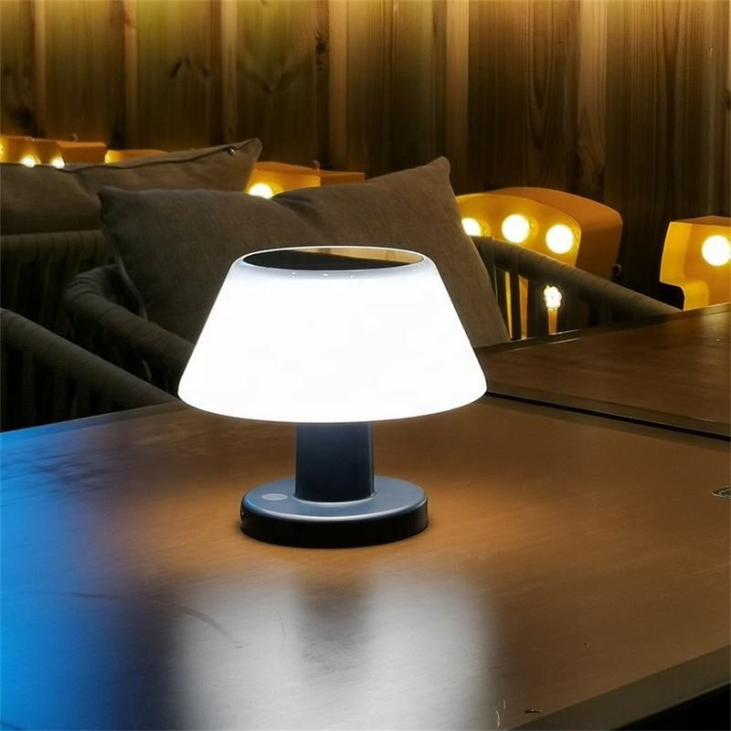 LED-Solar-Tischlampe Tischlicht Weiße Nachtbeleuchtung IP55 Garten Terrasse Solar-Tischlampe