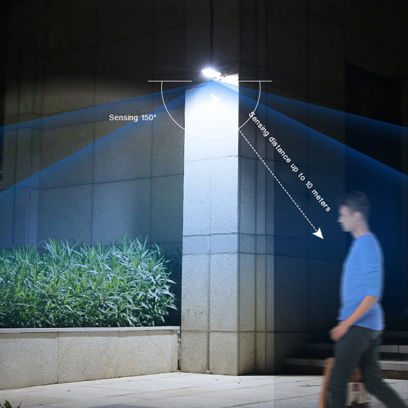 Farbtemperatur CCT Warmlicht 3000K LED-Gartenleuchten Außenlicht Solarbahnlicht