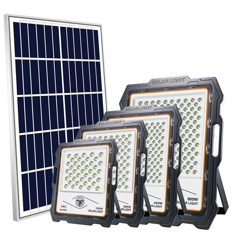 Lumen Außengarten Ip65 Sicherheitsbewegungssensor Led Solar Flutlicht 300W