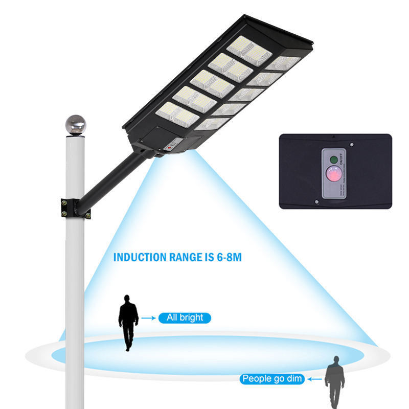 All-in-one Solarstraßenlicht für den Außenbereich 100W 300W 500W für die Straße Arbeitszeit 50000 Stunden