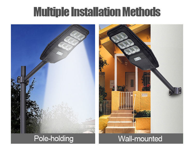 Beleuchtung und Stromkreislaufgestaltung Solarstraßenlampe All in One Light100 200 300 Watt LED