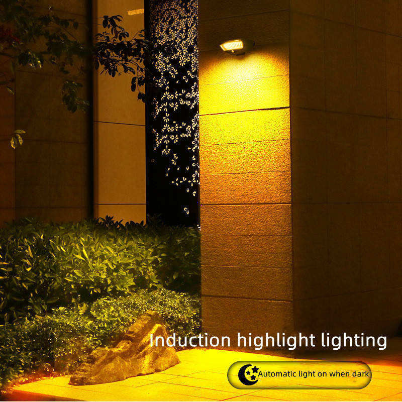 Moderne Solar-Bewegungssensor-Licht LED-Solarwandlicht mit Farbwiedergabeindex Ra 85