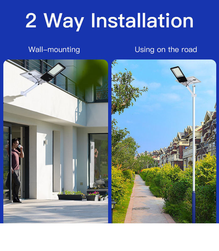 80 Ra 50w 100w 150w Integrierte Straßenlampe für den Außenbereich All in One Led Solarstraßenlicht Wasserdicht