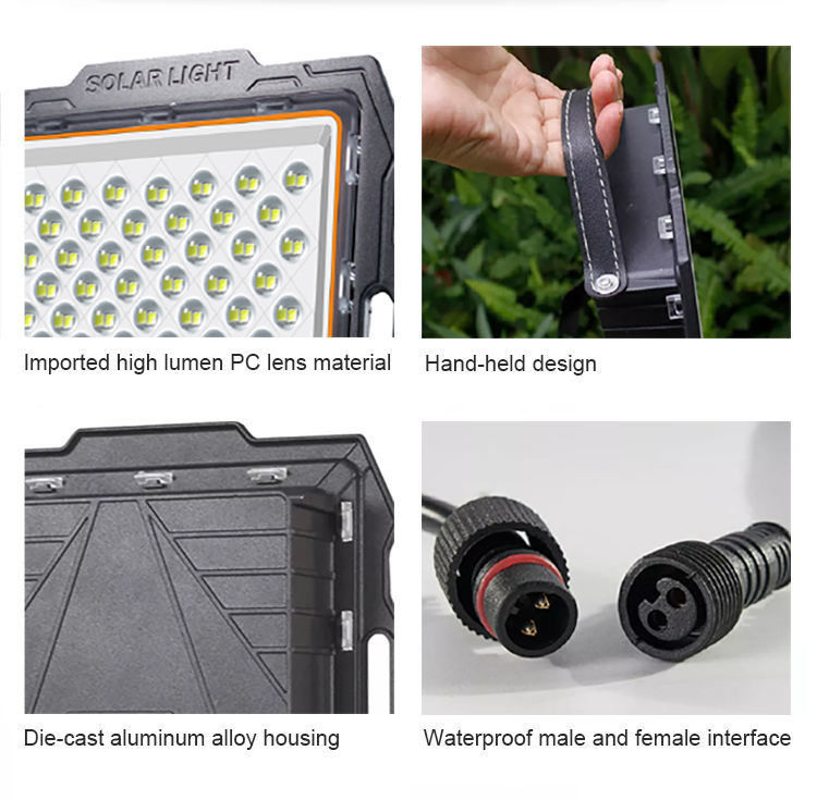 Fernsteuerung Solar LED Straßenwandlampe mit hohem CRI Ra 80 und Dimmer Unterstützung