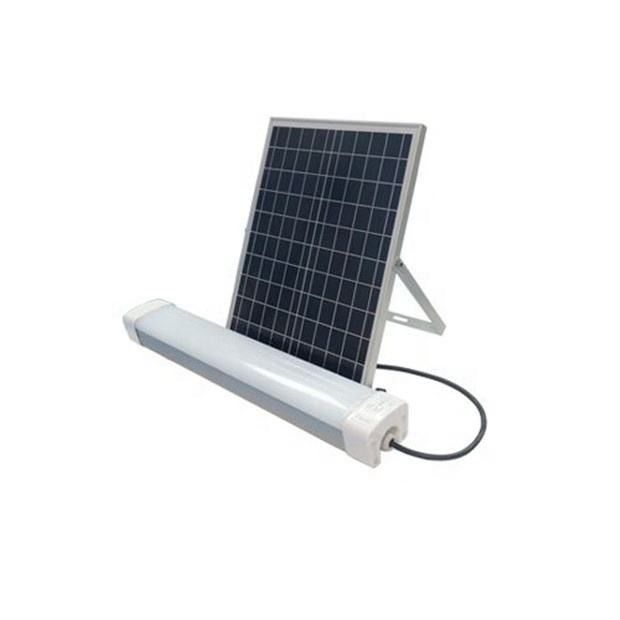 180° Lichtwinkel 3000LM Hochleuchteffizienz Solar-Drei-Durchblendlicht für Parkplatz