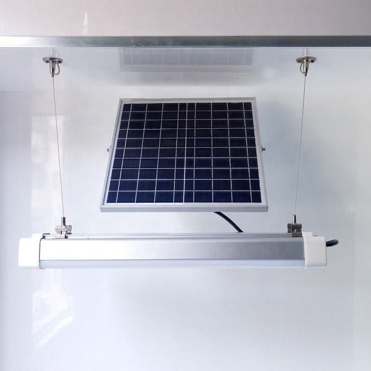 180° Lichtwinkel 3000LM Hochleuchteffizienz Solar-Drei-Durchblendlicht für Parkplatz