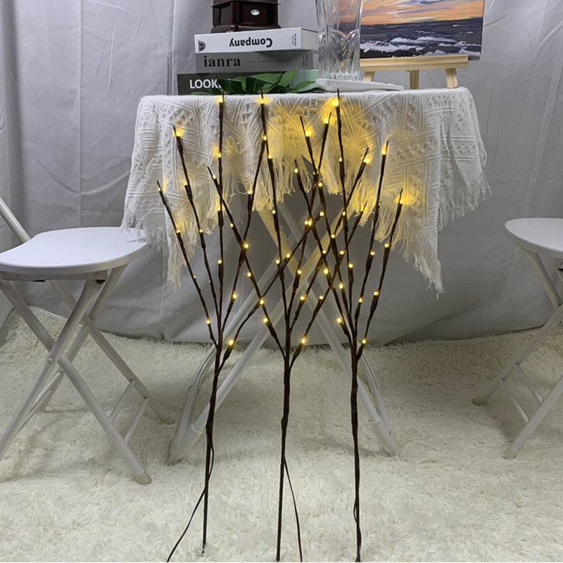 77cm Mode LED Weidenzweiglampe für Hochzeit Feiertag Party Weihnachtsbaum Dekoration