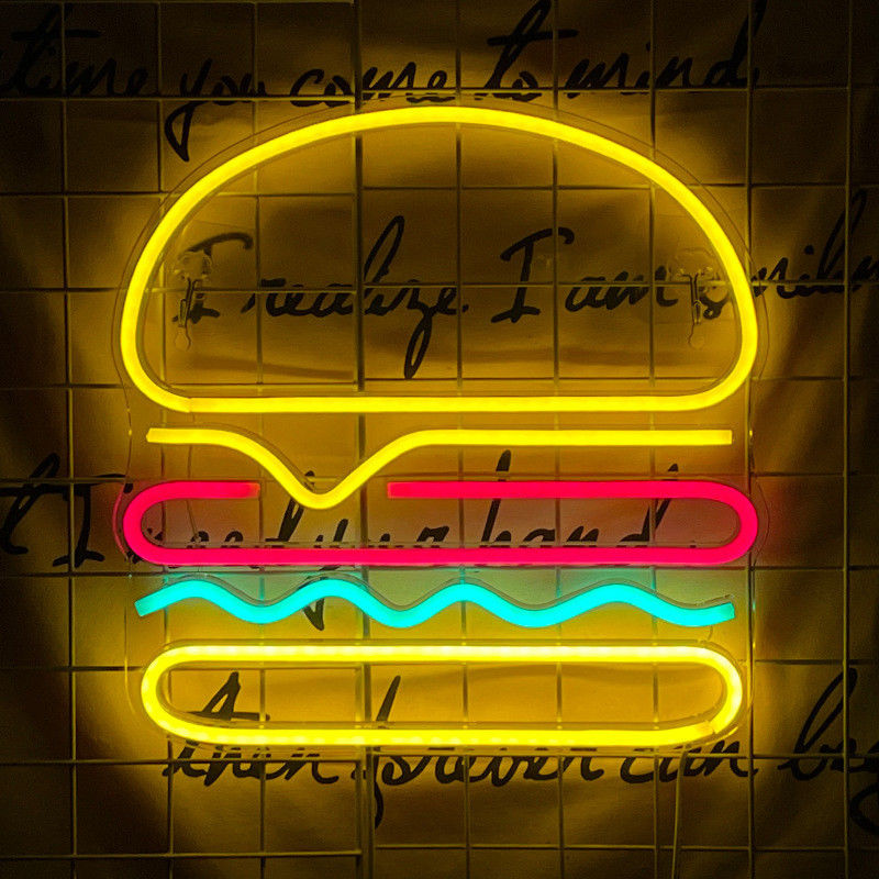 Neon-Signal USB-Switch-Steuerung Acryllampe für Esszimmer Restaurant Party Event Dekor