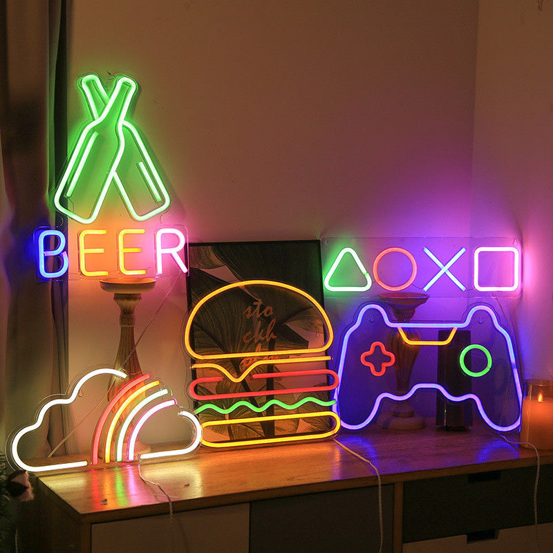 Neon-Signal USB-Switch-Steuerung Acryllampe für Esszimmer Restaurant Party Event Dekor