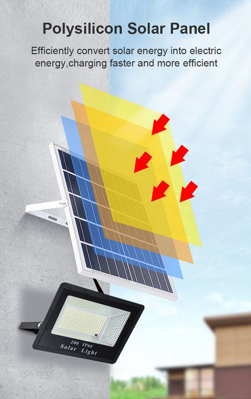Polycrystalline Silizium-Solarpaneel Dämmerung bis Morgendämmerung Flutlichter für Stadion Straßenlampe