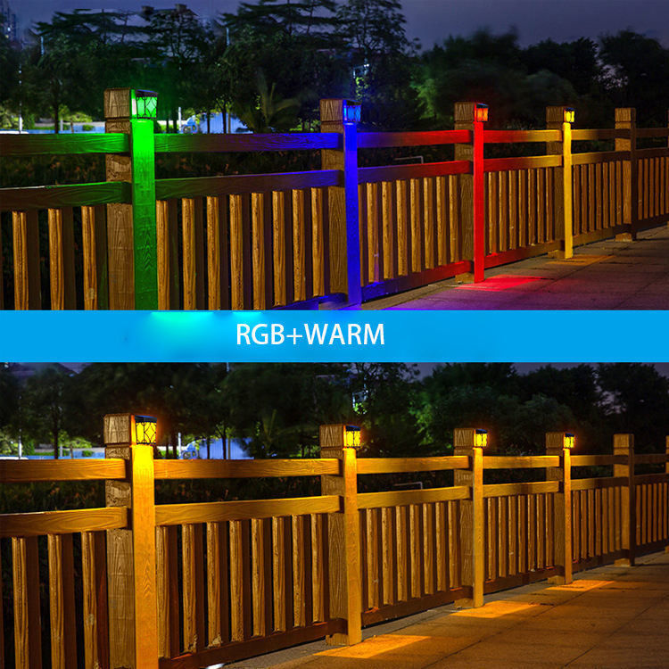 Solargarten Outdoor Luxus leistungsstarke Montage Dekor Zaun Wand Landschaft Home Lampen Lichter für Hotel