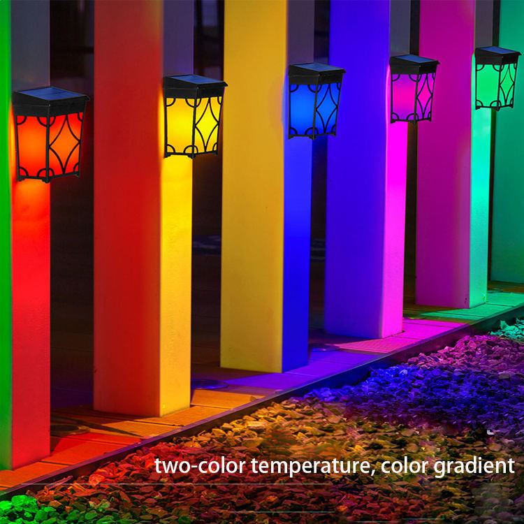Solargarten Outdoor Luxus leistungsstarke Montage Dekor Zaun Wand Landschaft Home Lampen Lichter für Hotel