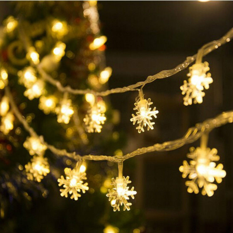 Weihnachtsschmuck 1 kg Batteriebetriebene Sternenlicht String Feenlichter für die Feiertage