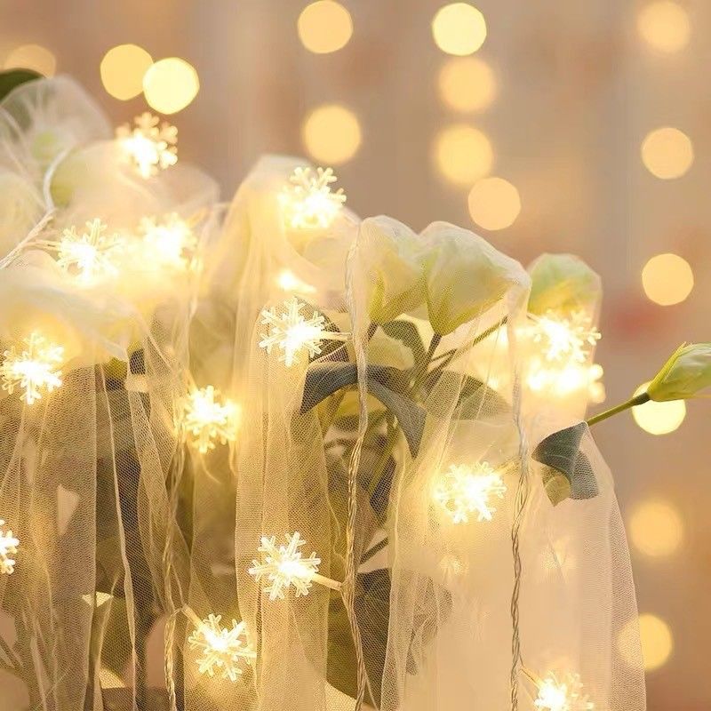 Weihnachtsschmuck 1 kg Batteriebetriebene Sternenlicht String Feenlichter für die Feiertage