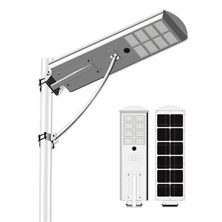 ROAD High Lumen 50W 60W 80W 100W Außen integrierte All-in-One-LED-Solarstraßenleuchte