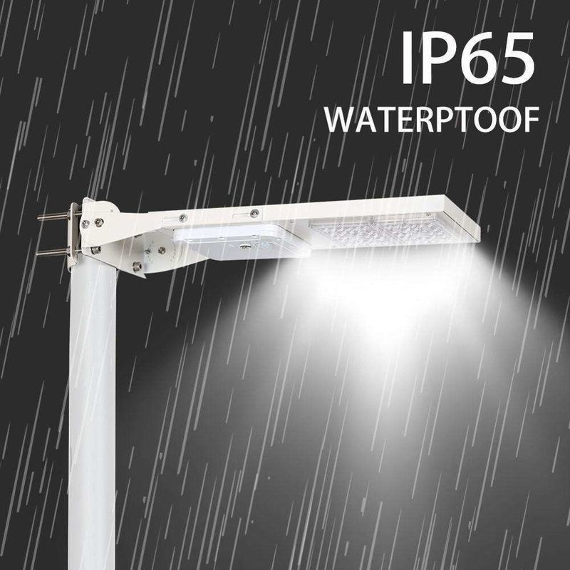 95 Ra High Lumen Solar Led Straßenleuchte 15W 30W All In One Außenwasserdicht
