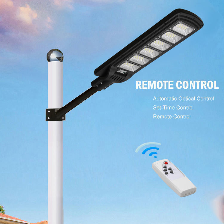 Batterie 3,2V/16000MAH 100lm/w 100w 200w 300w Solarstraßenlicht mit Fernbedienung