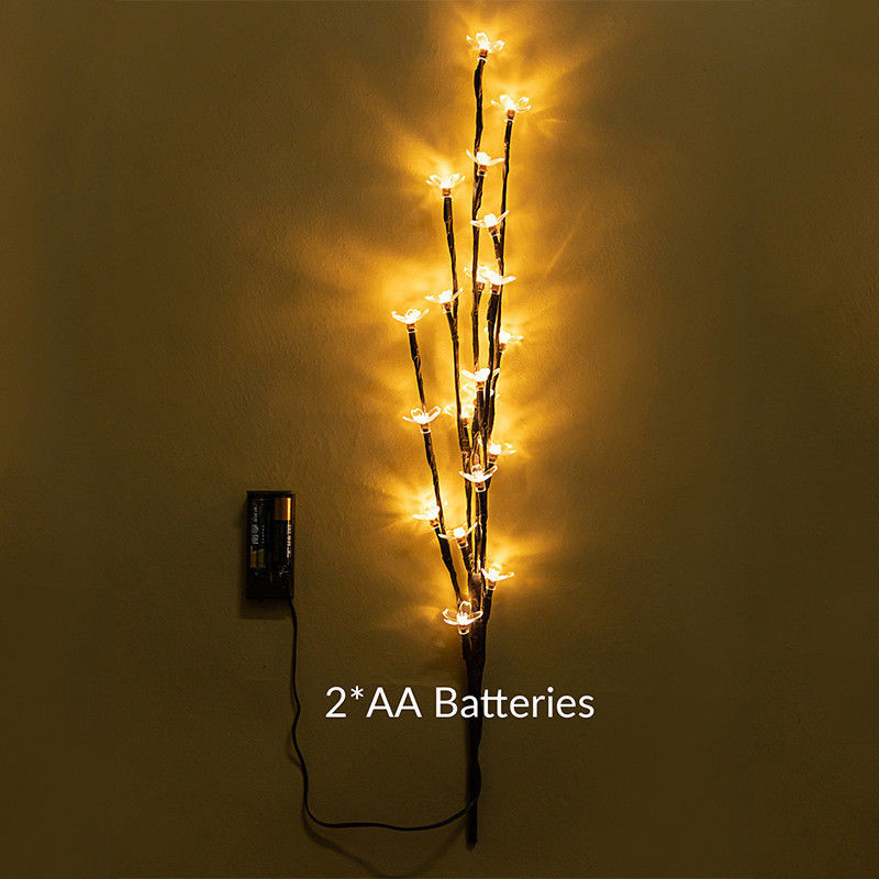 20LEDs Blüte Kirschblüte Baum Licht LED-Lampe Wasserdicht IP 42 Länge Wie gezeigt
