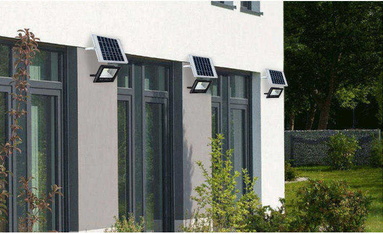 Aluminium Solar Led Street Light Lamp für industrielle Wasserdichte Außen Solar Flutlicht