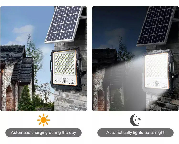 100W 200W 300W 400W Solarflutlicht mit CCTV-Kamera und Fernbedienung für den Außenbereich