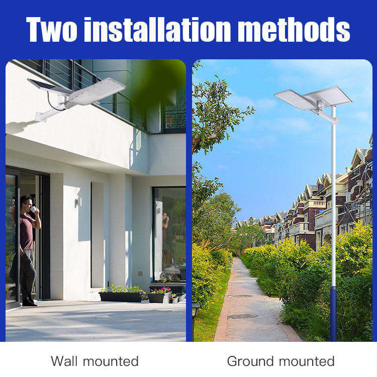 120° Strahlwinkel Solarstraßenbeleuchtung für den Außenhandel 10w 20w 30w 40w 50w 100w