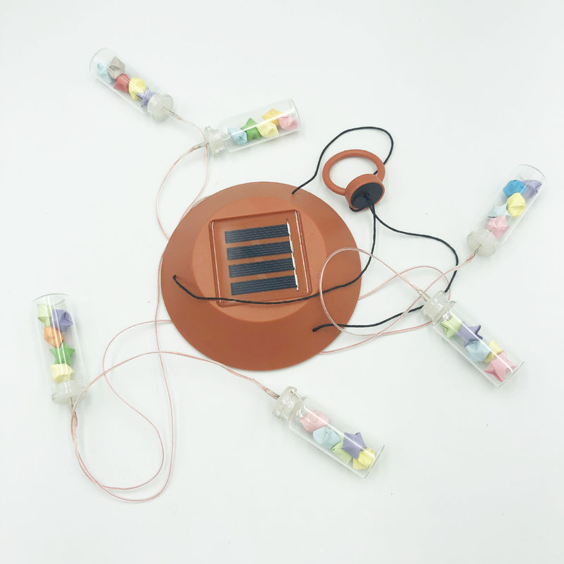 Mehrfarbige Smart LED Solar Wind Chime Lampe für Außengartenbeleuchtung 50000 Stunden