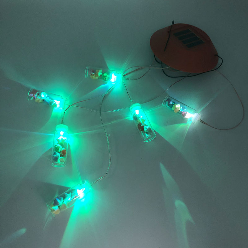 Mehrfarbige Smart LED Solar Wind Chime Lampe für Außengartenbeleuchtung 50000 Stunden